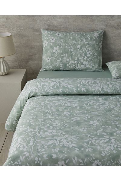 English Home Set cuvertură dublu cu flori de iederă verde