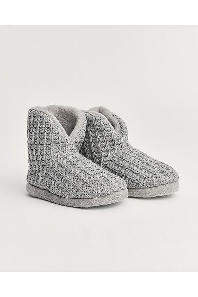 Chirpy Nıkos - Knitted Detailed Women's Slippers