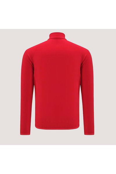 Vaneda Ανδρικό Regulat Fit Half Zipper Fleece T-pol23k - Κόκκινο - S