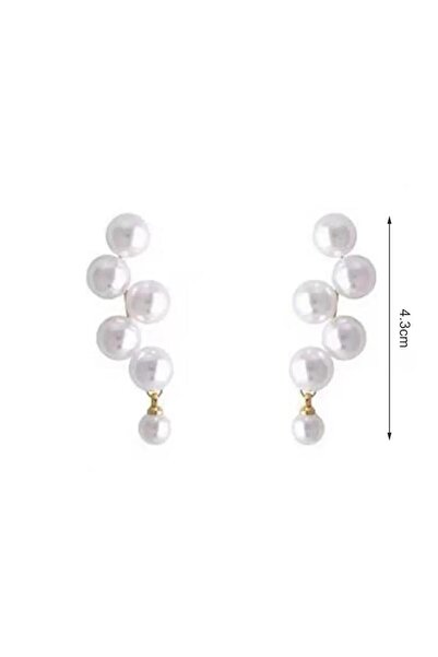 Pelin Aksesuar İnci Sallantılı Küpe