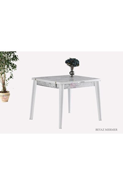 Sweet Home Masa Sandalye Yanlardan Açılır Katlanır Büyüyen Kare Masa 75x80 cm
