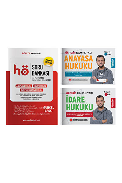 hukuk öğretir 2026 Anayasa - Idare Hukuku Öğretir Video Ders Seti Soru Bankası