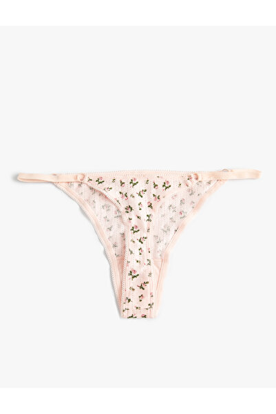 Koton Chiloți Thong Bumbac Imprimat Floral