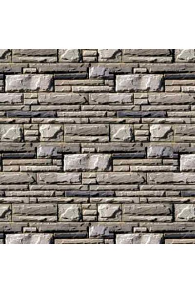 Jordania Eshel Model Plain Cube Stone Patterned Cardboard Wall--1/50--3 Pieces