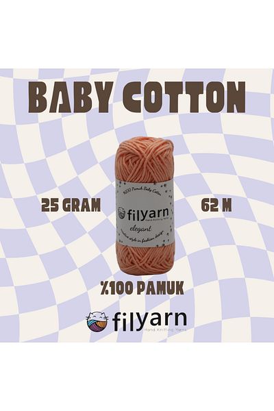 Filyarn Oeko-Tex Certified 25 γραμμάρια βαμβακερό νήμα μωρού - Γιλέκο και σετ 4 τεμαχίων