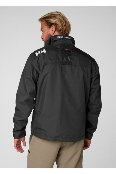 Helly Hansen Men's Crew Midlayer Jacket-black-fleece Inner Lining