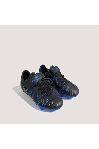 Lotto Salvo Fg B 4Pr Kids Football Boots - Black-Blue - 32