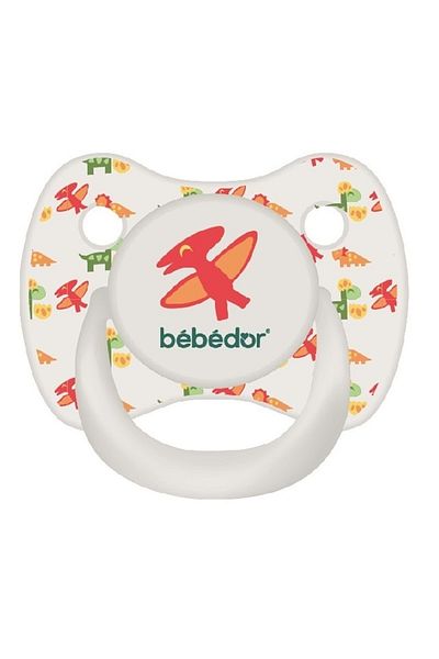 Bebedor Crystal Series No:2 Palate Pacifier - Green/Red (6-18 Months) (Code:172)