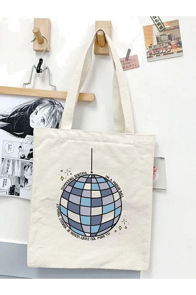 Cemira Taylor Swift Y2 Pinterest Geantă de tote unisex retro Mirrorball