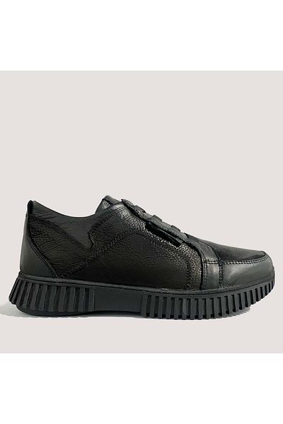 Mammamia Pantofi casual din piele de damă 3375 - negru - 38