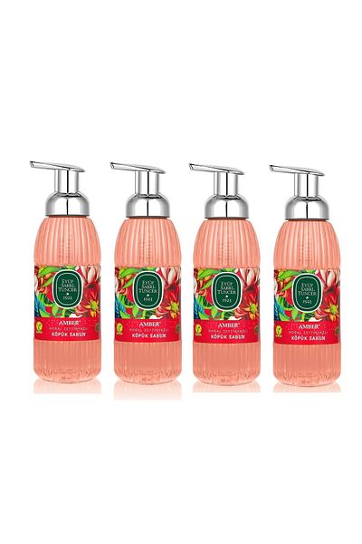 Eyüp Sabri Tuncer Natural Olive Oil Foam Soap 500ml X 4 (Amber)