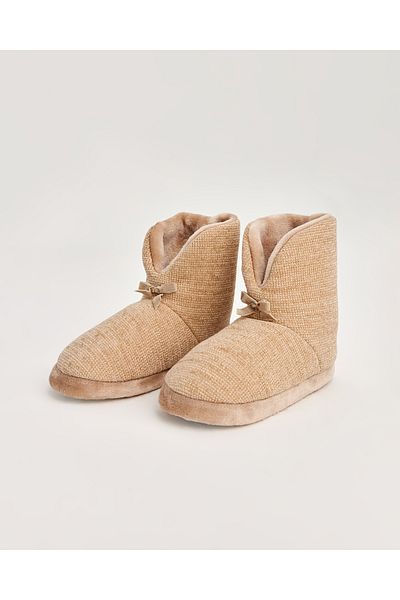 Chirpy Ment - Women's Slippers with Ribbon