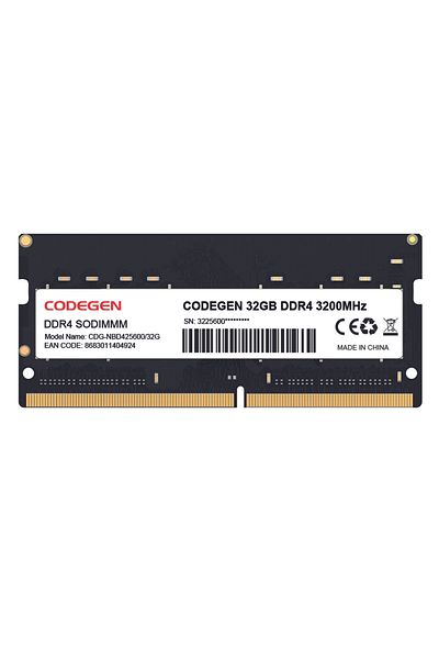 CODEGEN 3200Mhz Ddr4 Notebook Ram - 32Gb Cdg-Nbd 425600