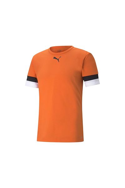 Puma 704932 تي شيرت Teamrise Jersey للرجال ذو الجلد الجاف باللون البرتقالي