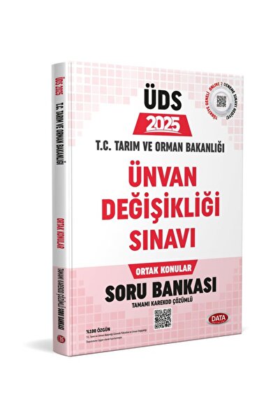 Data Yayınları Data 2025 T.c. Tarım Ve Orman Bakanlığı Ünvan Değişikliği Sına...