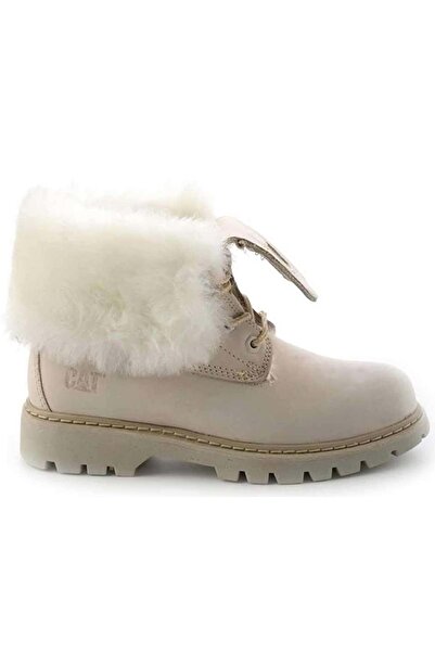 Caterpillar Γυναικείες μπότες Cat 015Z101184 Utah Fur Sheepskin Leather ΜΠΕΖ