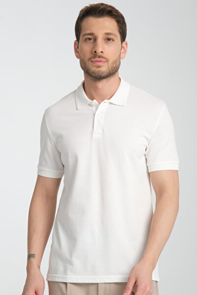 Frappoli Μπλουζάκι Basic Polo Neck Comfort Fit 100% Cotton Pique