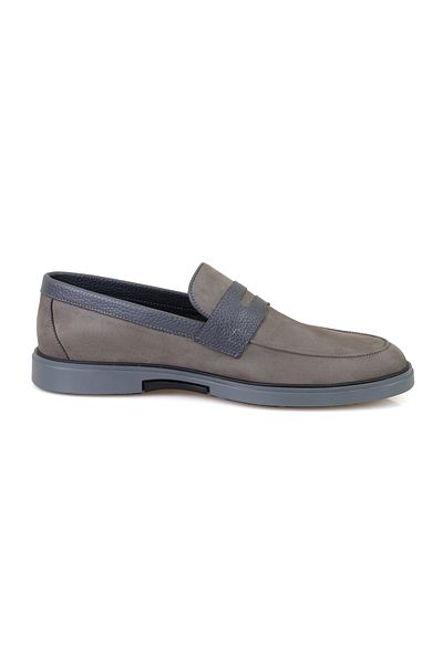 Desa Ανδρικά δερμάτινα casual παπούτσια Barnes Grey Nubuck