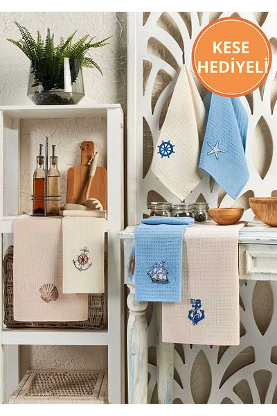 Rebeka 6-Piece Sea Cloth Kitchen Drying Set