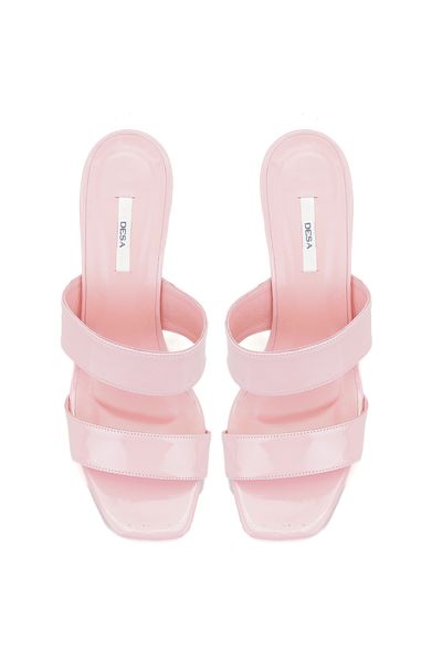 Desa Ozzy Powder Women's Patent Leather Platform Slippers