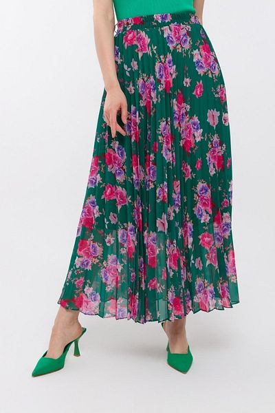 sehatex Moda Kayra Fusta din șifon plisată cu talie elastică Kyr00013