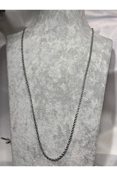 Uzak Işıklar Silver Chain Necklace