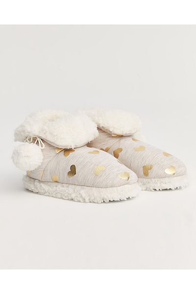 Chirpy Henr - Polka Dot and Pompom Women's Slippers