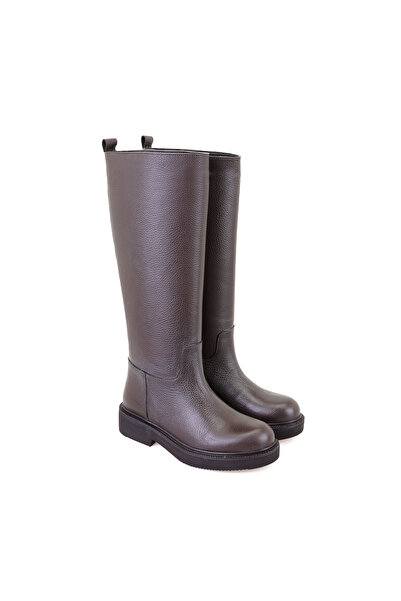 Desa Kadın Kahve Deri Çizme