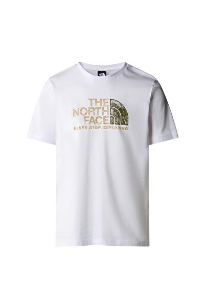 THE NORTH FACE Ανδρικό κοντομάνικο μπλουζάκι MOUNTAIN LINE NF0A87NTJK31 Μαύρο-XL