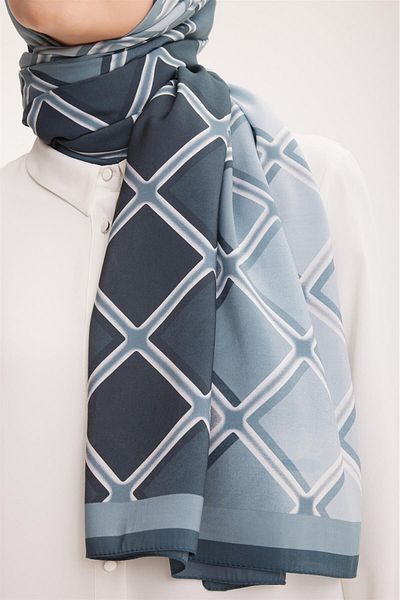 Armine Trend Turquoise Modal Shawl 5338-13