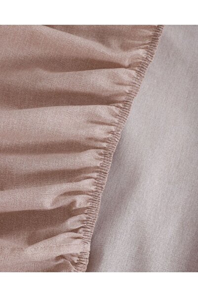 MONİVA Moniva Home Cotton Double Fitted Sheet Set 180X200 cm