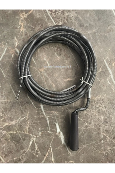 DMR 9mm KALIN ÇELİK LAVABO WC AÇICI TEL BANYO BORUSU GİDER AÇMA TELİ 5mt