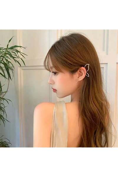 Pelin Aksesuar Kelebekli Taşlı Kulak Aksesuarı