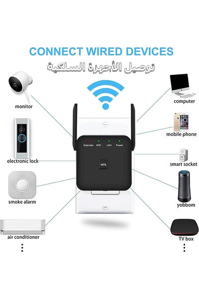 COOYA Newest Wifi Extender,covers Up To 9860 Sq.ft And 60 Devices,with Ethernet Port,quick Setup