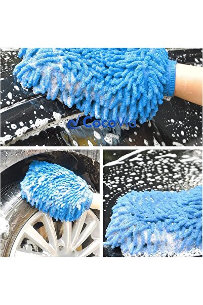 Genel Markalar Mikrofiber Araba Temizlik Eldiveni / Mikrofiber Oto Temizlik E...