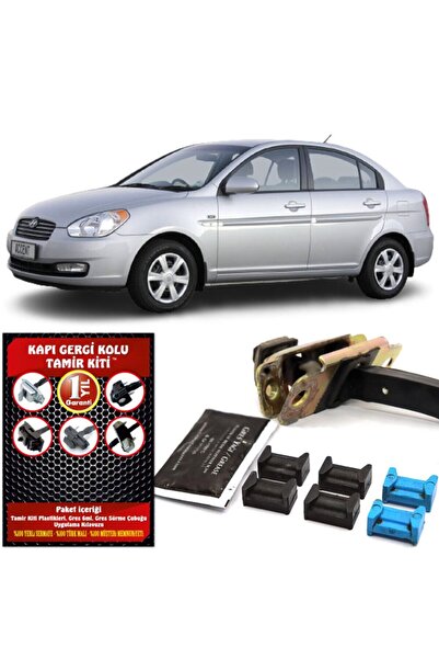 BARRER Hyundai Accent Era Kapı Gergi Kolu (kapı Limitörü) Tamir Kiti Uyumlu
