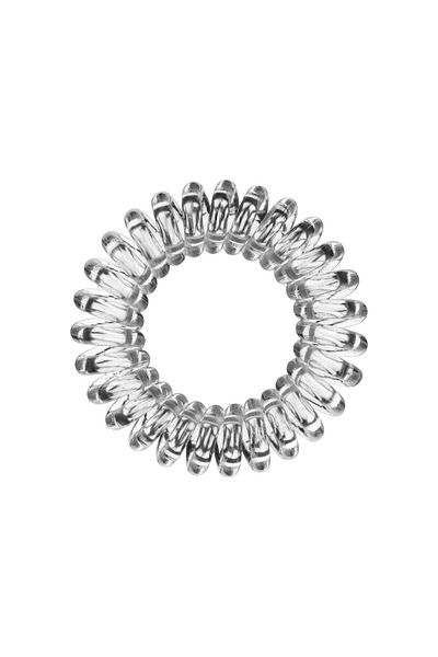 InvisiBooble مشبك شعر Invisibobble Power Crystal Clear Extra Strong مكون من 3 قطع