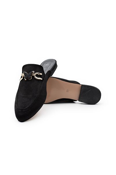 ANTEPSEPETİ BLACK COTTON SLIPPERS