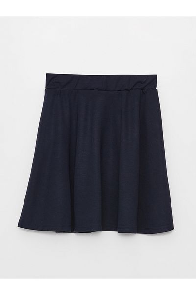 LC Waikiki Basic Girl's Skirt with Elastic Waist