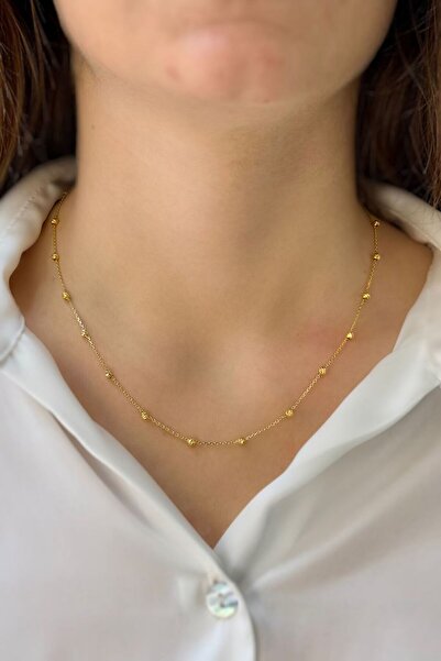 SEYHAN KUYUMCULUK Dorika Toplu 22 Ayar Altın Kolye