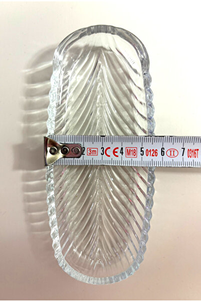 Genel Markalar Mikrodalgada Kullanılabilir Kaveh Santa 1 ADET Cam Kayık 20*8 Cm Oval ( 1 ADET GÖNDERİLMEKTEDİR)