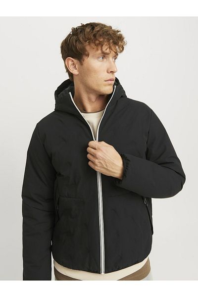 Jack & Jones Мъжко хибридно черно яке - Jjadam 12268823