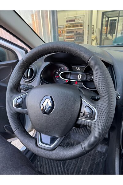 imalattan aksesuar Clio 4 FAZ 2 Yeni nesil Araca özel deri direksiyon kılıfı ...