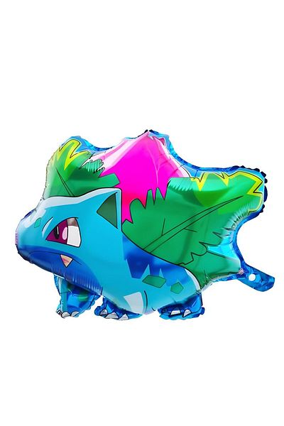 Parti Station 6 Years Old Pokemon Bulbasaur Concept - Balloon Birthday Foil Balloon Set