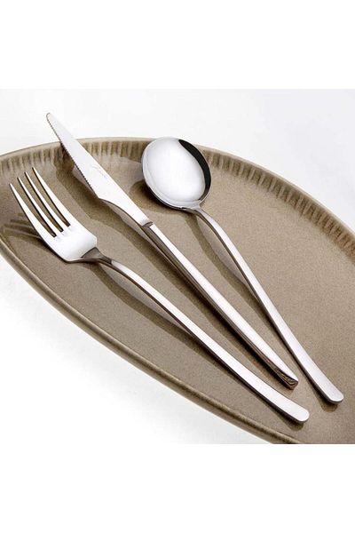 Jumbo Fiume 12-Person Fork Spoon and Knife Set - 84 Pieces 500.02.24.0018