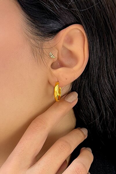 SEYHAN KUYUMCULUK 22 Ayar Altın Halka Küpe