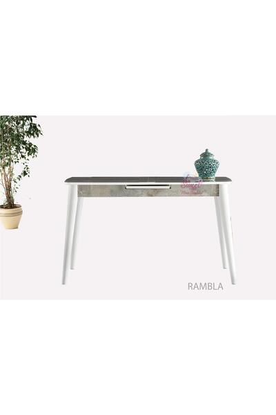 Sweet Home Masa Sandalye Ortadan Açılabilir Mdf  Yemek Masası, Mutfak Masası ...