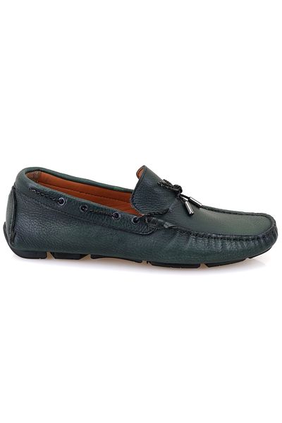 Desa Ανδρικό δερμάτινο loafer Adriana Green