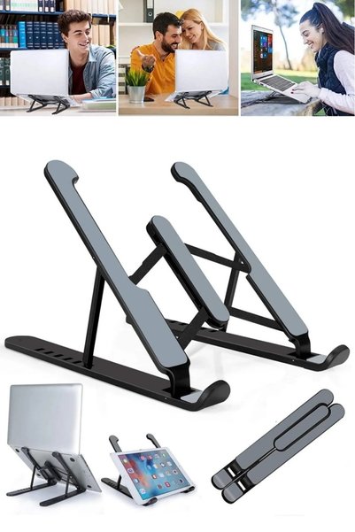 sonx Upright Posture Laptop Tablet Stand Height Adjustable Plastic