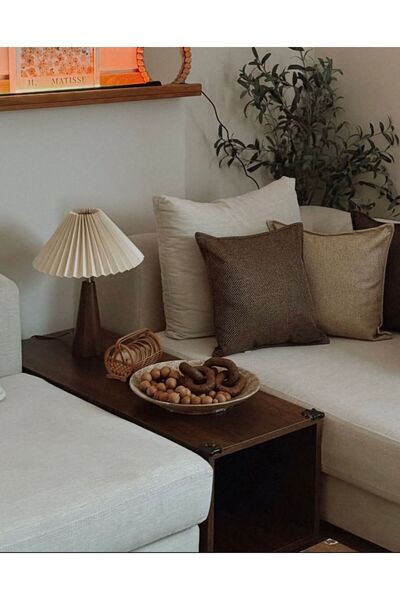 Ünal Aydınlatma Prenses Klasik Abajur – Ahşap Gövdeli Pleksi Şapkalı Masa Lam...